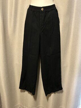 Signature Wide Leg Linen Blend Pants - Size 12 to 14 - see description